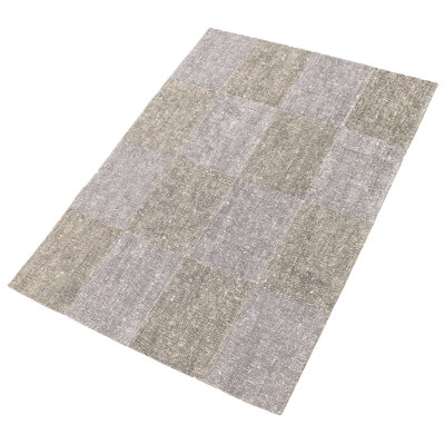 Clein Chenille Geometric Indoor Rug