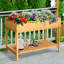Lit de jardin surélevé polyvalent pour diverses plantes et jardinage pratique-1027920206
