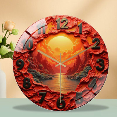 Horloge murale Sunset