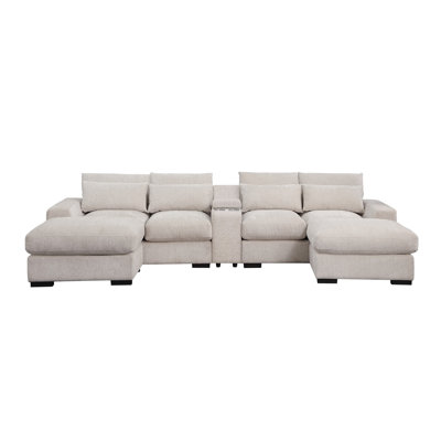 Upholstered Sofa & Chaise