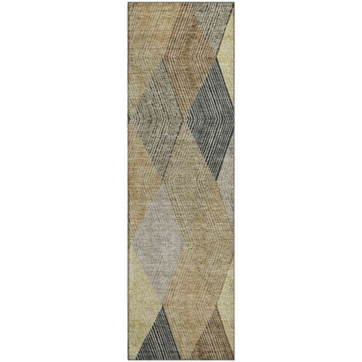 Premium Machine Washable Prisco Mocha Rug