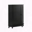 Triangle Corner Storage Cabinet with Adjustable Shelf-1187276264