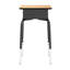 Bureau pour étudiant avec boîte à livres ouverte en métal et fauteuil Flex Comfort-100751148-100751150-100751144