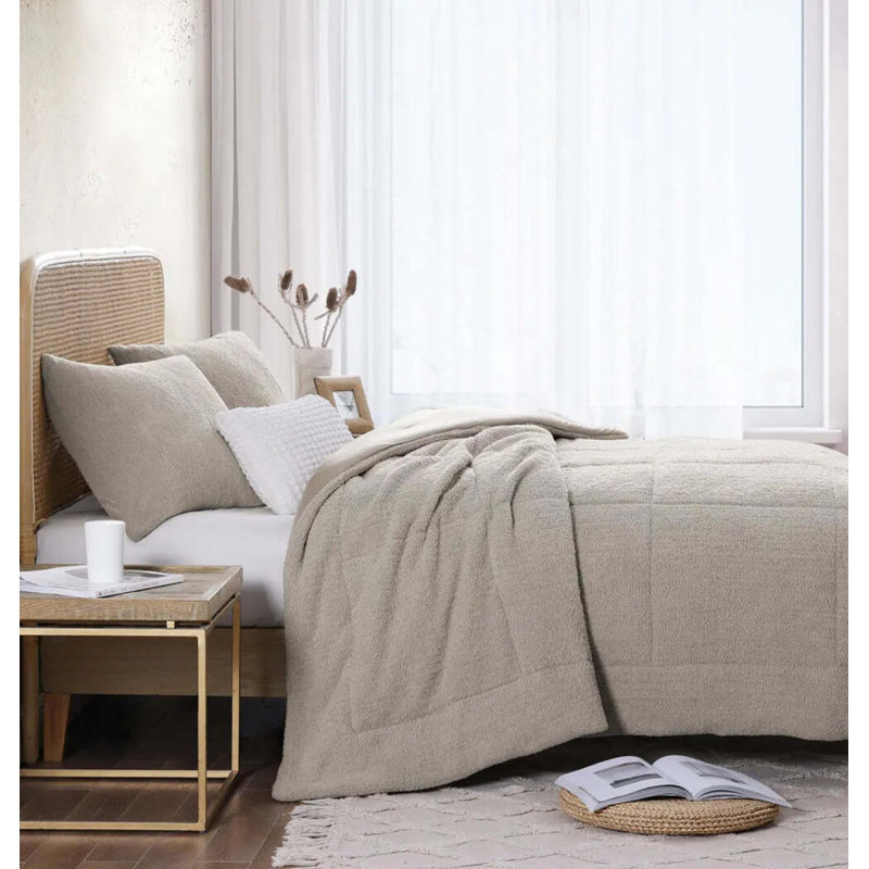 Snug Sham Set, Standard, Taupe