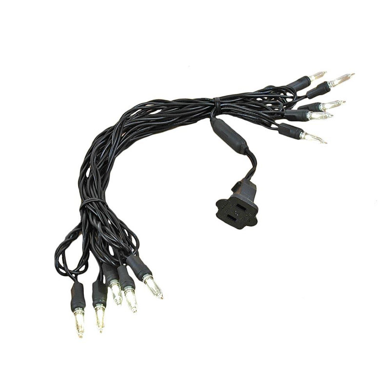 4'' LED String Lights, Black
