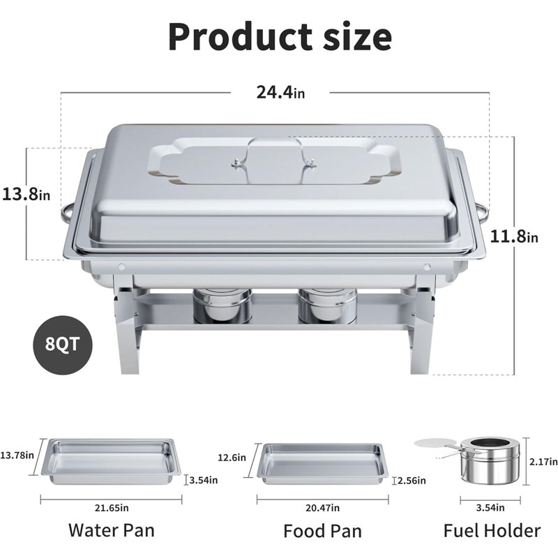 Stainless Steel Rectangle Chafing Dish