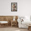 Toile flottante autruche et bottes de cowboy encadrée par Petals Prints Design-1433631517-1433631516