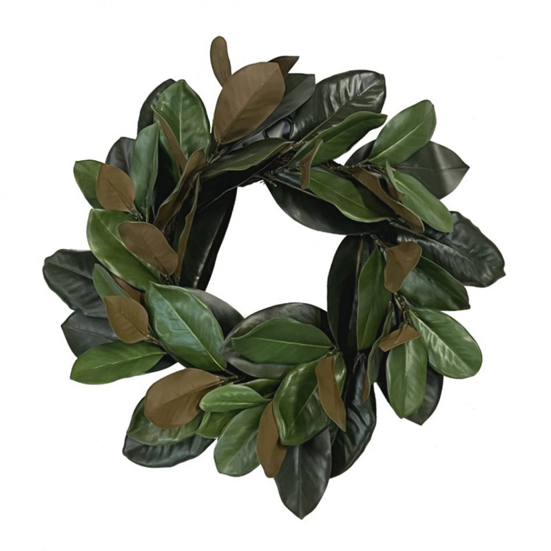 Couronne de feuilles de magnolia