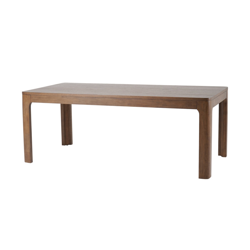 Trev Dining Set With Upholstered Chairs, Walnut, Beige