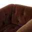 Maxx Upholstered Swivel Tufted Chair