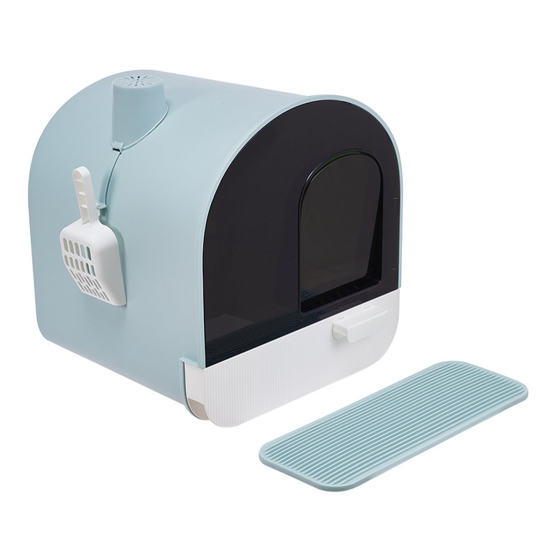 Polyethylene Plastic Litter Box with Scoop