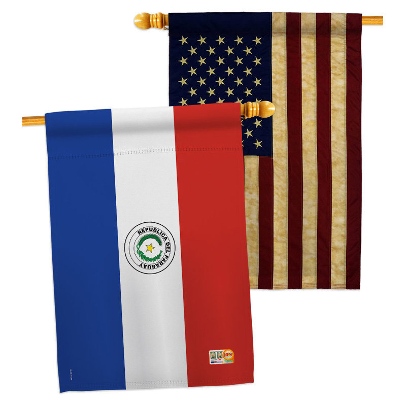 Drapeau décoratif 3 pi 3 po x 2 pi 2 pi Polyester