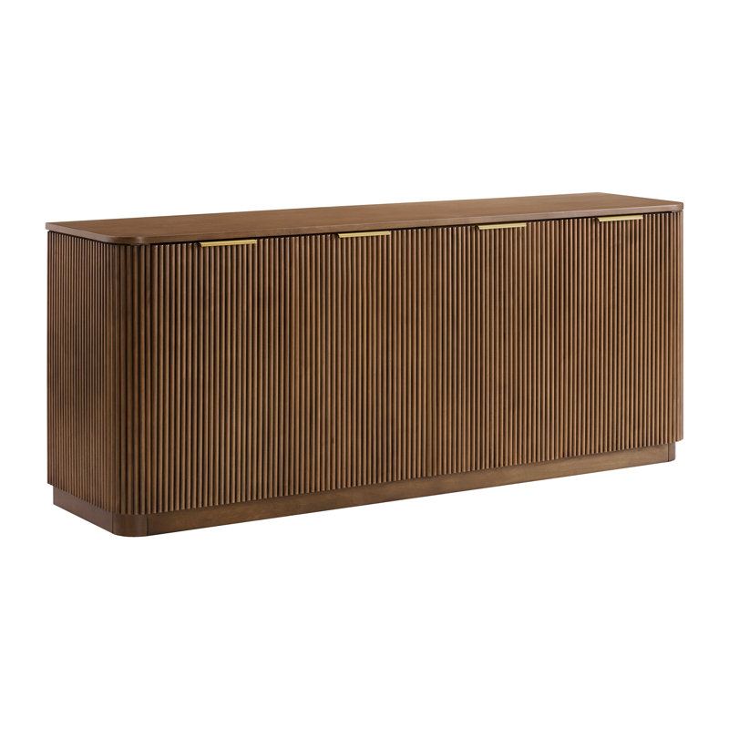 Buffet 73,5 "Nova, Brown Reeded Birch