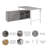Bush Business Furniture Hustle 60W X 30D Computer Desk And Low Storage Cabinet With Doors & Shelves-103146543