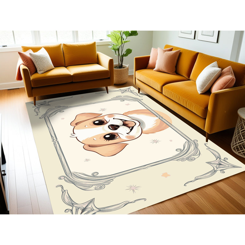 Tapis pour enfants East Urban Home, Rectangulaire 7 pi x 10 pi