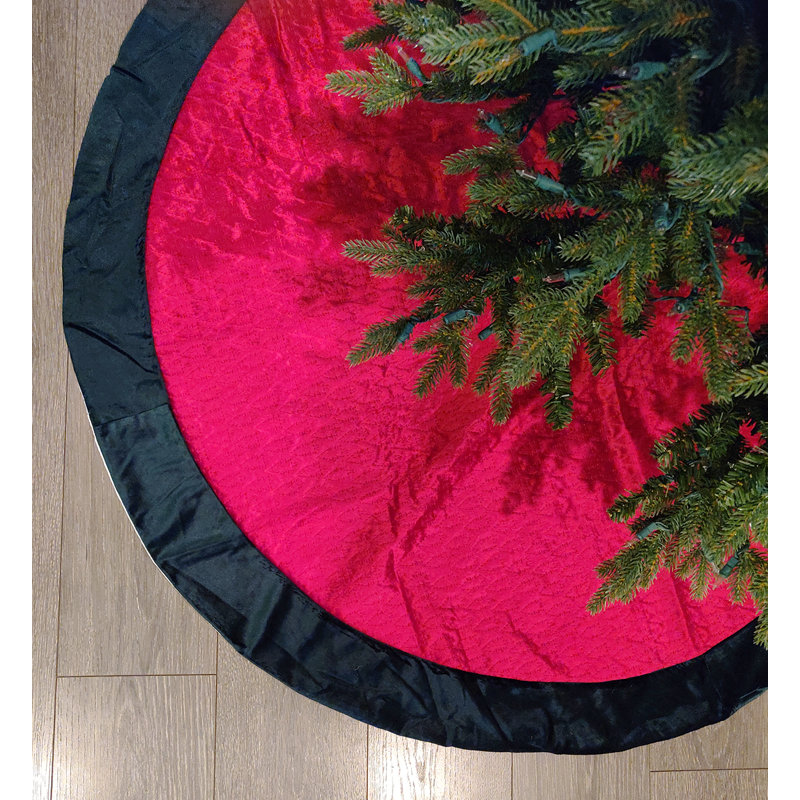 Jupes d'arbre en velours, L 52 po