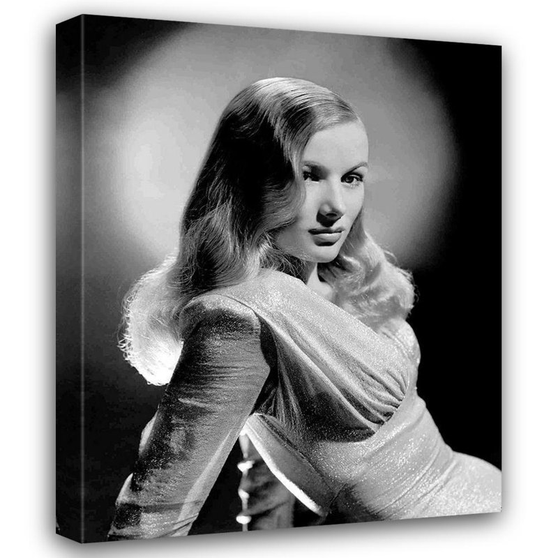 «Latitude Run® Hollywood Photo Gallery Gallery», art sur toile tendue: Veronica Lake (64_488743), H 44 po x l 36 po