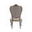 Velvet & Antique Platinum Finish Side Chair (Set of 2)