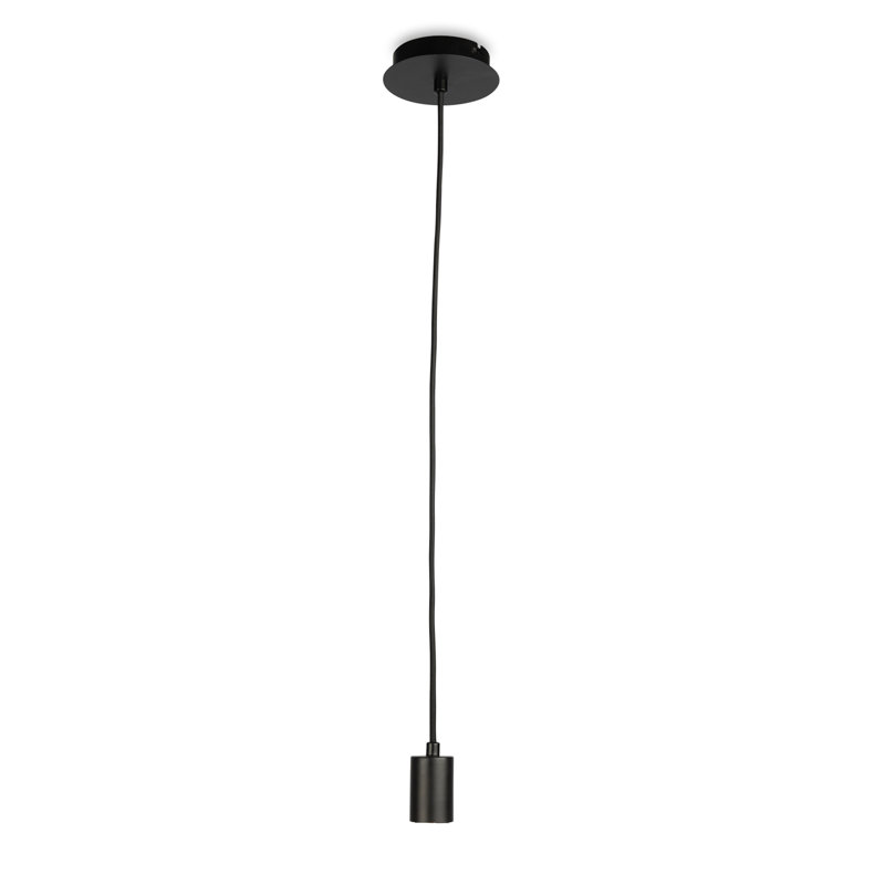 Nuccio 1 - Light Black Bulb Pendant