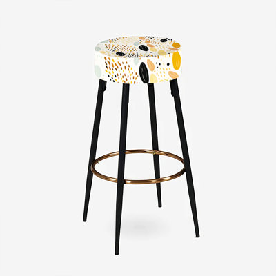 Martavius - Ensemble de 2 tabourets de bar abstraits