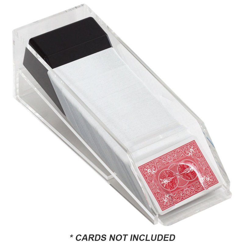 6-Deck Clear Acrylic Blackjack Dealing Shoe
