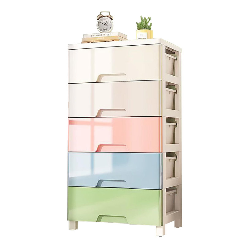 Storage Cart With 5 Drawers, Multi-Functional Cart With Wheels, 5-Layer Rolling Storage Cart Organizer, Suitable For Home Office Dormitory Classroom, (Rainbow)