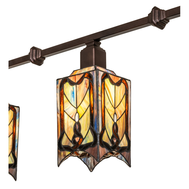 48" Long Cottage Mission 3 Light Island Pendant