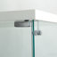 Vitrine 64,7 "en verre, 2 portes, 4 tablettes, lumière DEL - standard-130493923