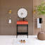 Meuble-lavabo autoportant de 24 po W Plateau en céramique non assemblé-733027189-733027080