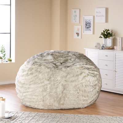 Margot Short Large Faux Fur Classic Bean Bag