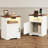 Hartwell 2 Piece Bedroom Set - 7 Drawer Dresser And 2 Nightstands With Led Lighting And Power Outlets-2104212580