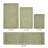 Edge 100% Cotton Tufted Premium 4 Piece Bath Rug Set Machine Washable Reversible Ultra Soft & Absorbent Bathroom Rugs-114239810