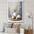 White Single Picture Framed