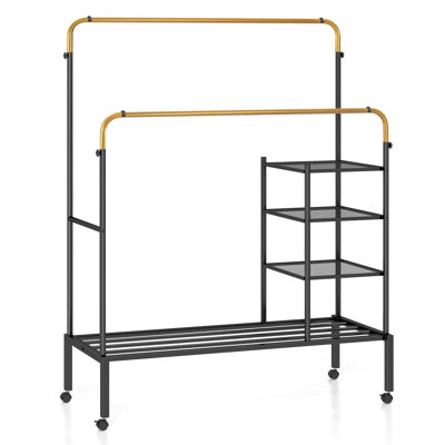 53'' Rolling Clothing Rack