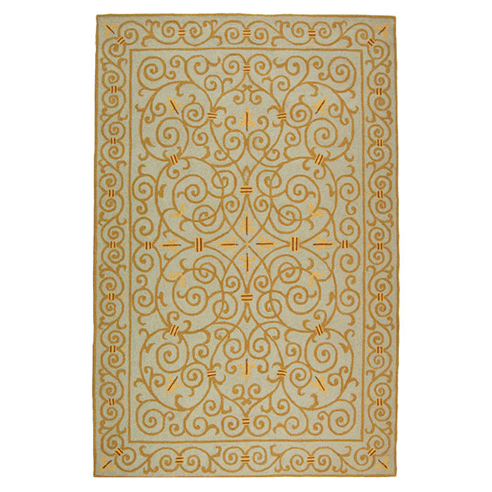 Cher Hand Hooked Wool Pile Oriental Rug