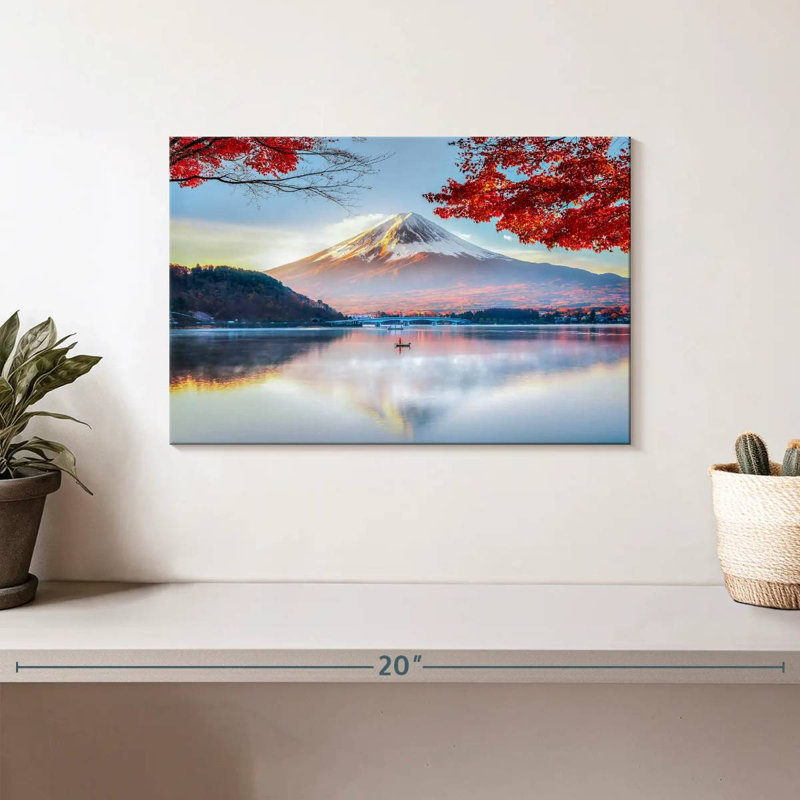 Alvord, mont Fuji, lac Kawaguchiko, H 8 po x l 12 po
