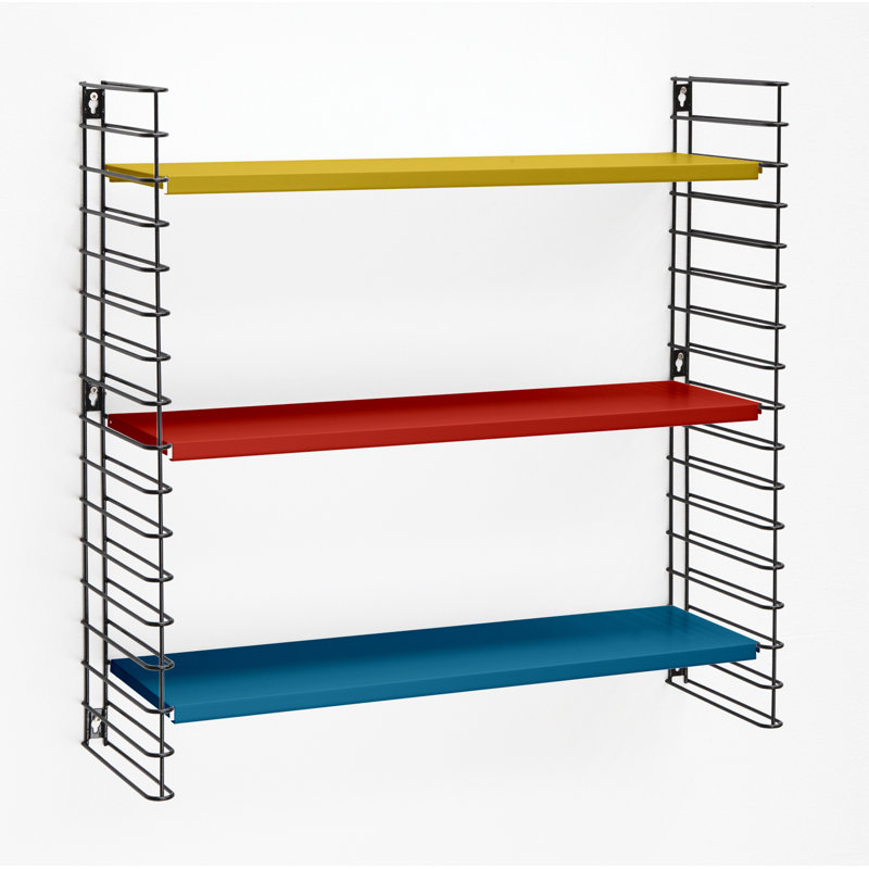 Tomado Wall Shelf With 3 Shelves Colourful