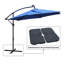 Parasol solaire suspendu en porte-à-faux 10 pi avec manivelle-1978277387
