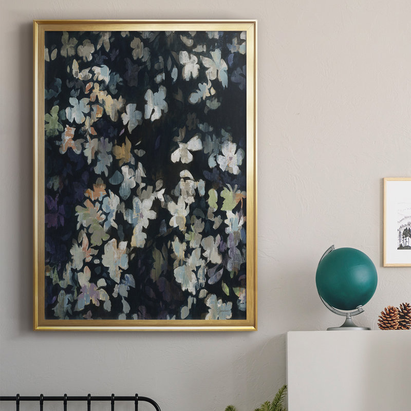 «Whirlwind», reproduction encadrée de qualité supérieure - prête à être accrochée, Or, H 42,5 po x l 30,5 po x P 1 po