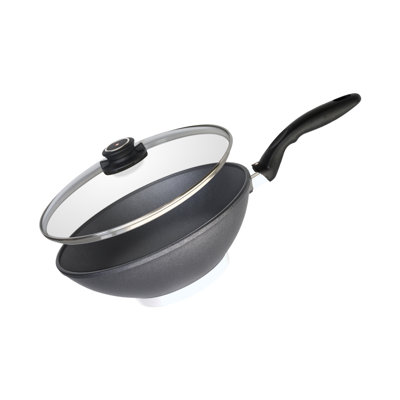 Wok with Round Bottom and Lid