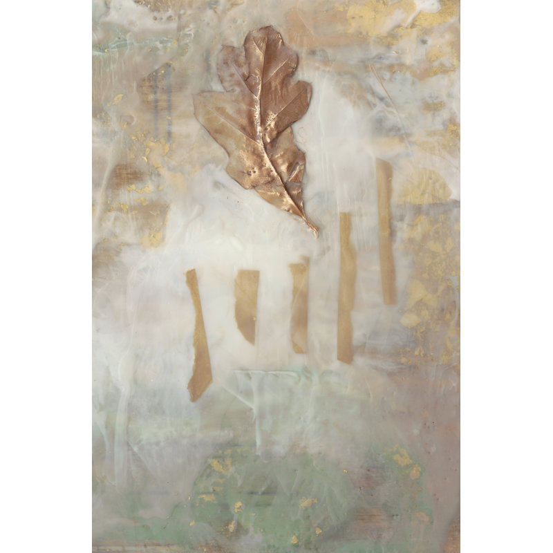 Bronzed in Wax I by Jennifer Goldberger - Wrapped Canvas Painting, Wrapped Canvas, 122cm H x 81cm W