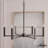 Hunter Sunjai 6 Light Chandelier Light Fixture-99469399-99469401