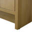 Meuble-lavabo simple 24 po au fini chêne naturel avec lavabo en résine blanc à surface solide-1980887510