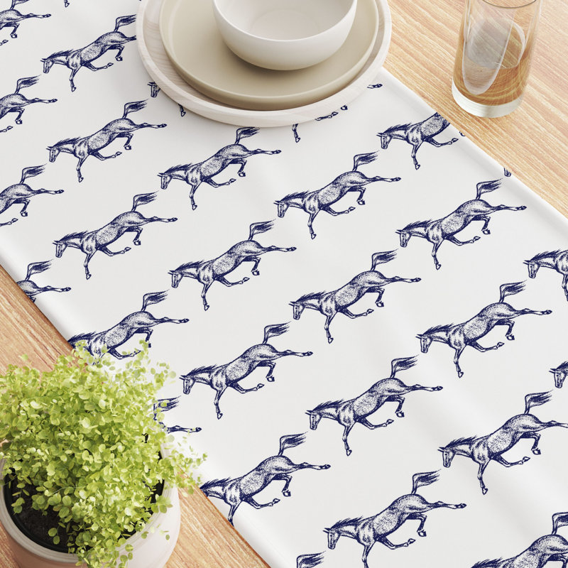 Stromberg Geometric Table Runner, 108" L x 14" W