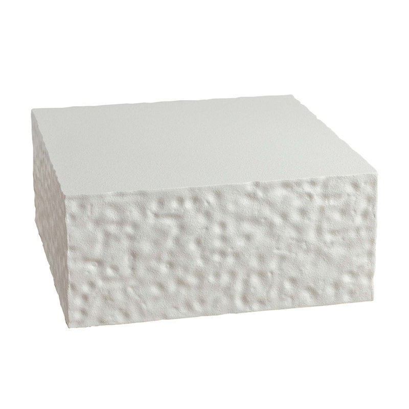 Table basse carrée moderne en forme de nuage sans assemblage, durable et facile à nettoyer pour le salon