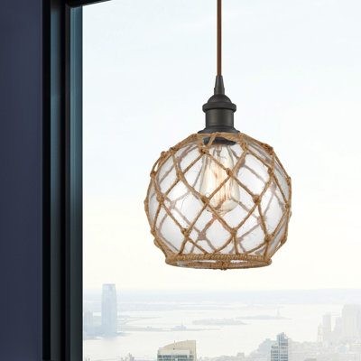 Luminaire suspendu sphère 1 lumière Tobey