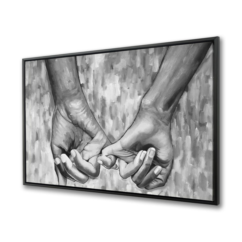 Connected - Woman Figurative Framed Canvas for Home Decor