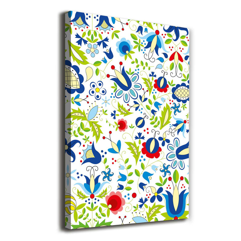 Ethnic - Wrapped Canvas Print