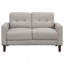 Ensemble de canapé capitonné beige 2 pièces Harvey