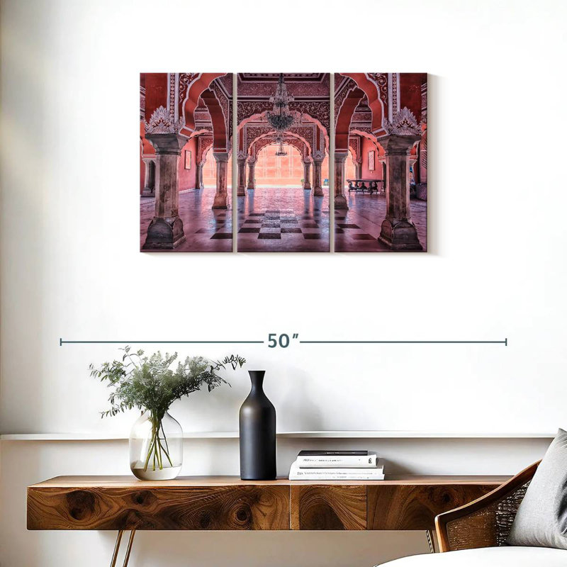 Arches du palais de Sebbie Jaipur, H 20 po x l 33 po